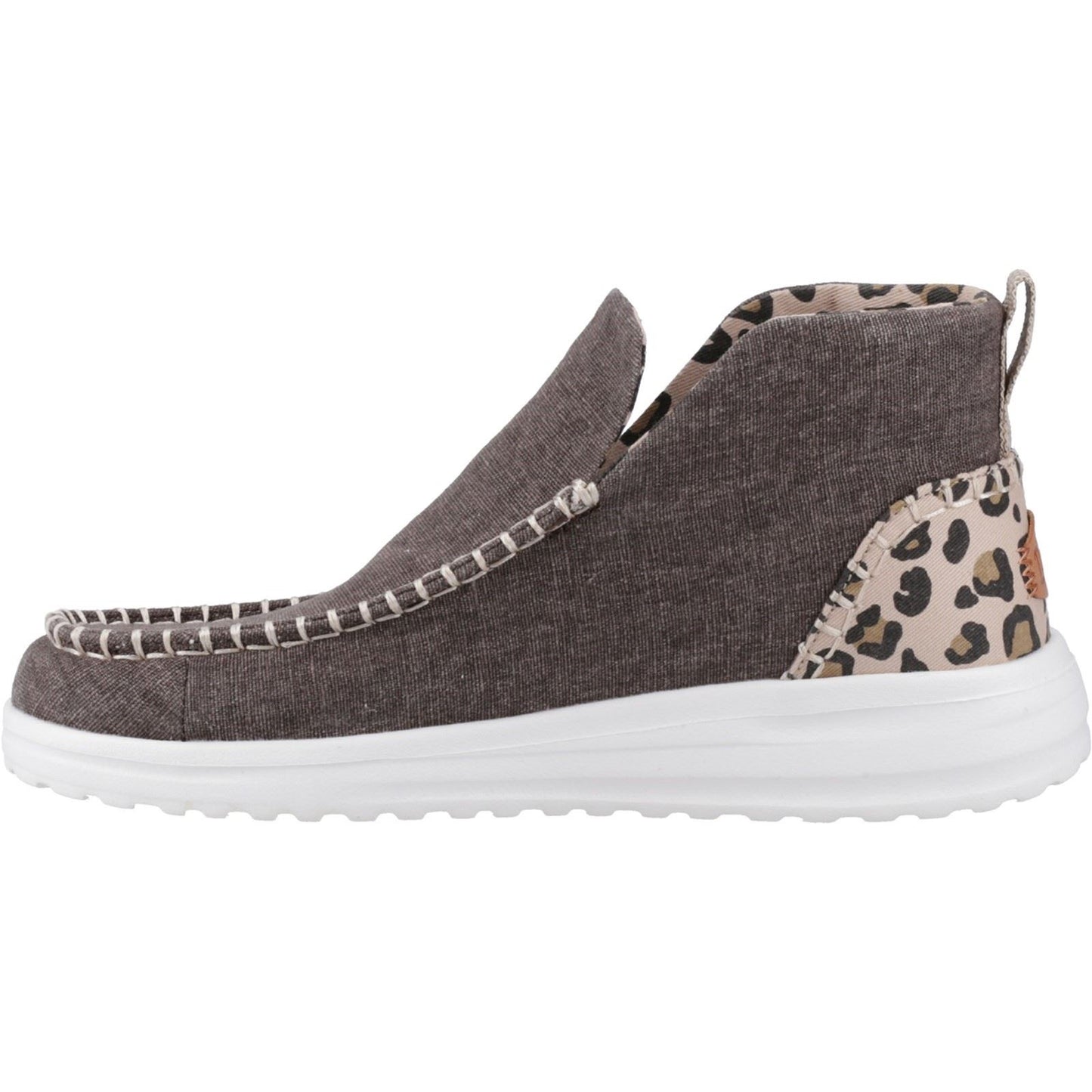 HEYDUDE Women's Denny Heavy Canvas Boot in Leopard