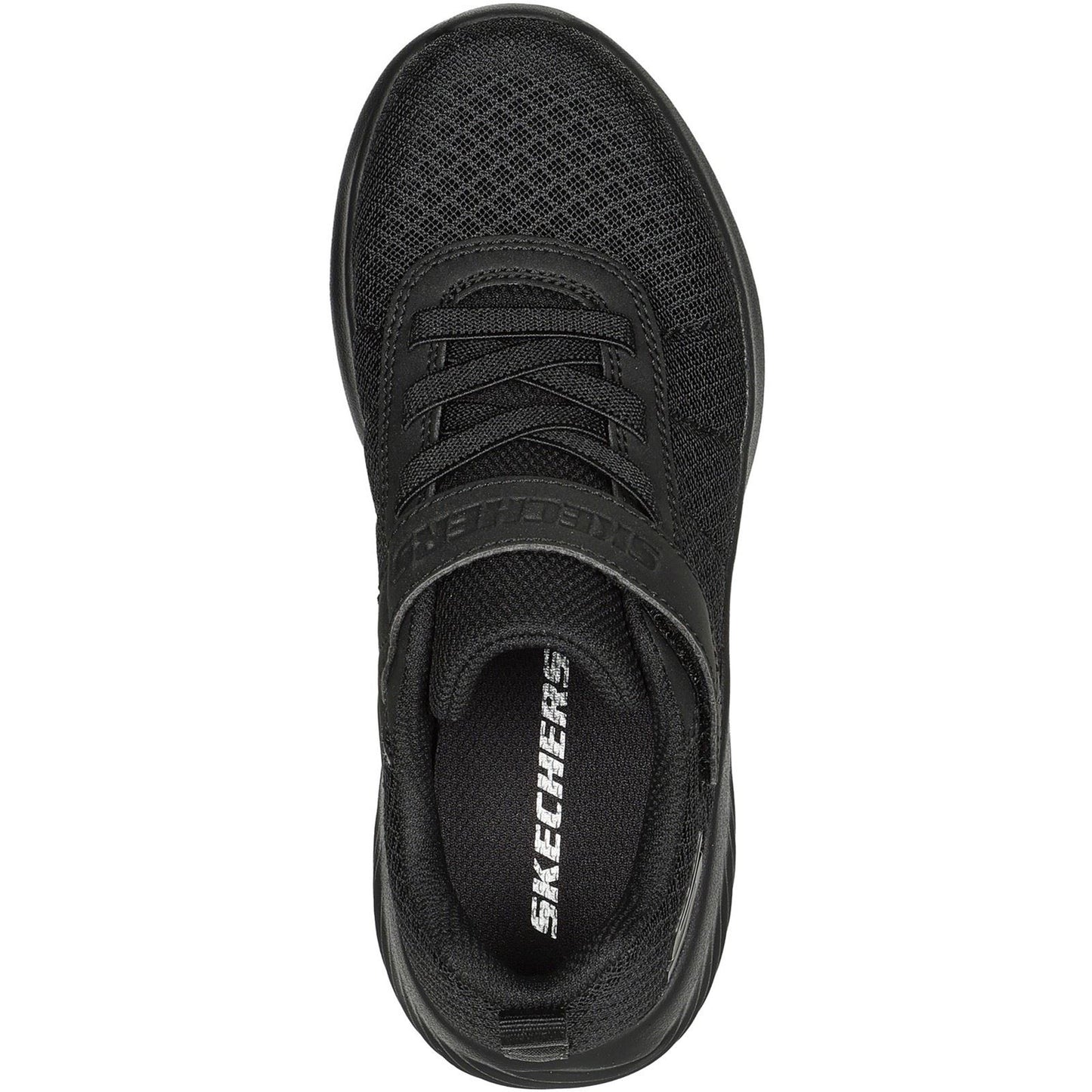 Skechers Bounder Baronik Textile Black Trainers