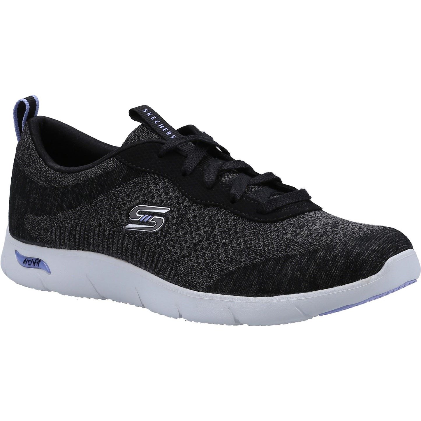 Skechers Women's Arch Fit Refine Shoe in Black/White