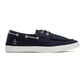 Penguin Sailor Canvas Men's Navy Lace-Up Shoes