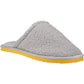Jack & Jones Men's Harry Fluff Slipper in Frost Grey