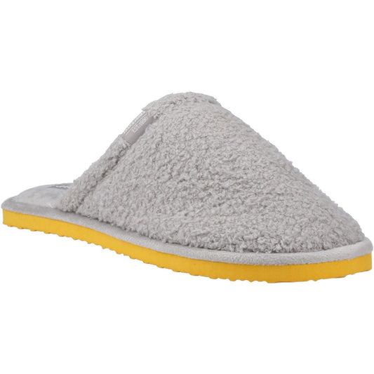 Jack & Jones Men's Harry Fluff Slipper in Frost Grey