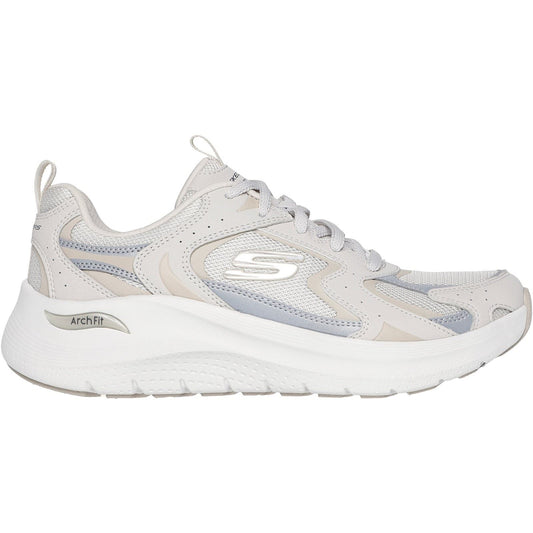 Skechers Arch Fit 2.0 Vintage Luxe Leather Women's Natural Trainers