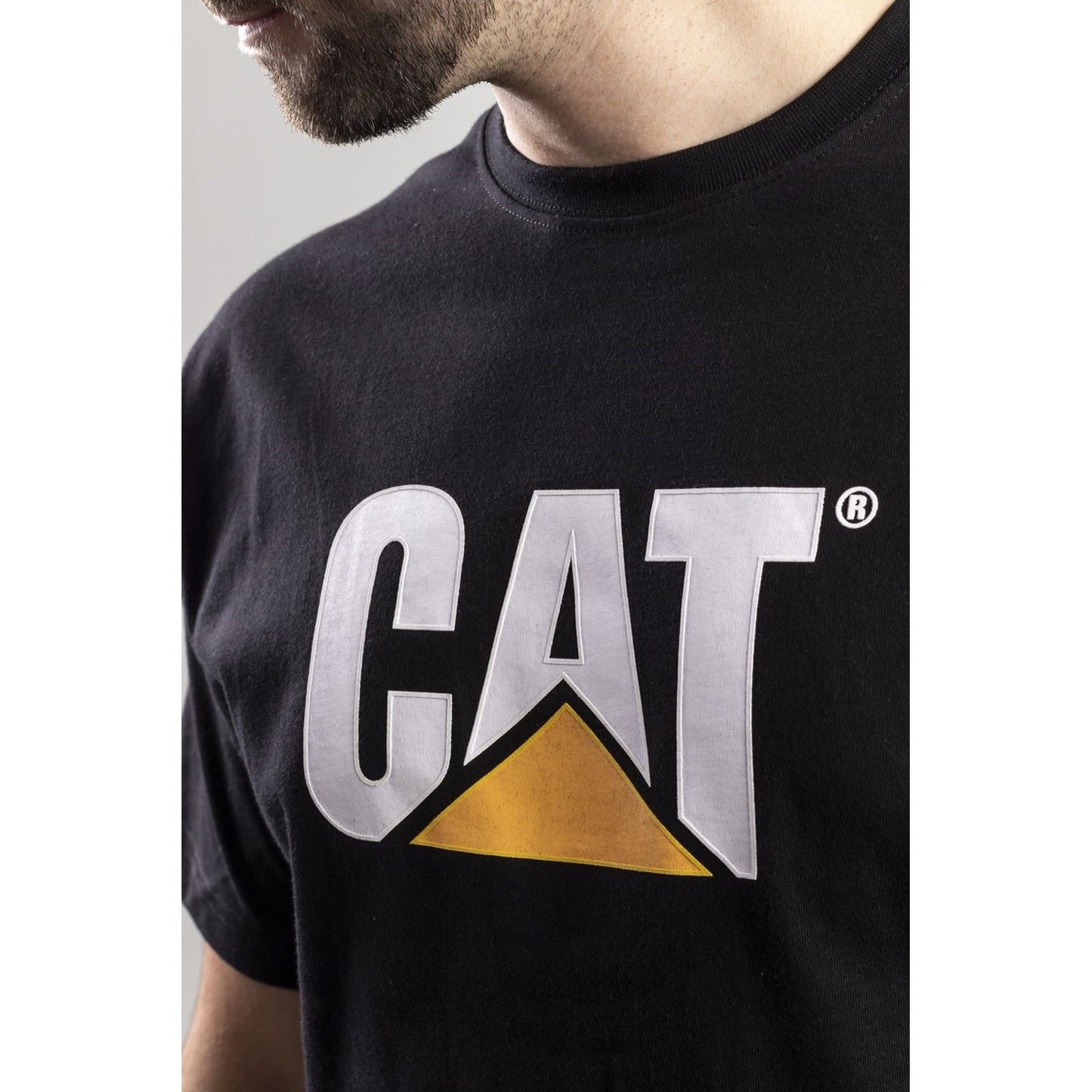 Caterpillar Men's Trademark Logo T-Shirt in Black