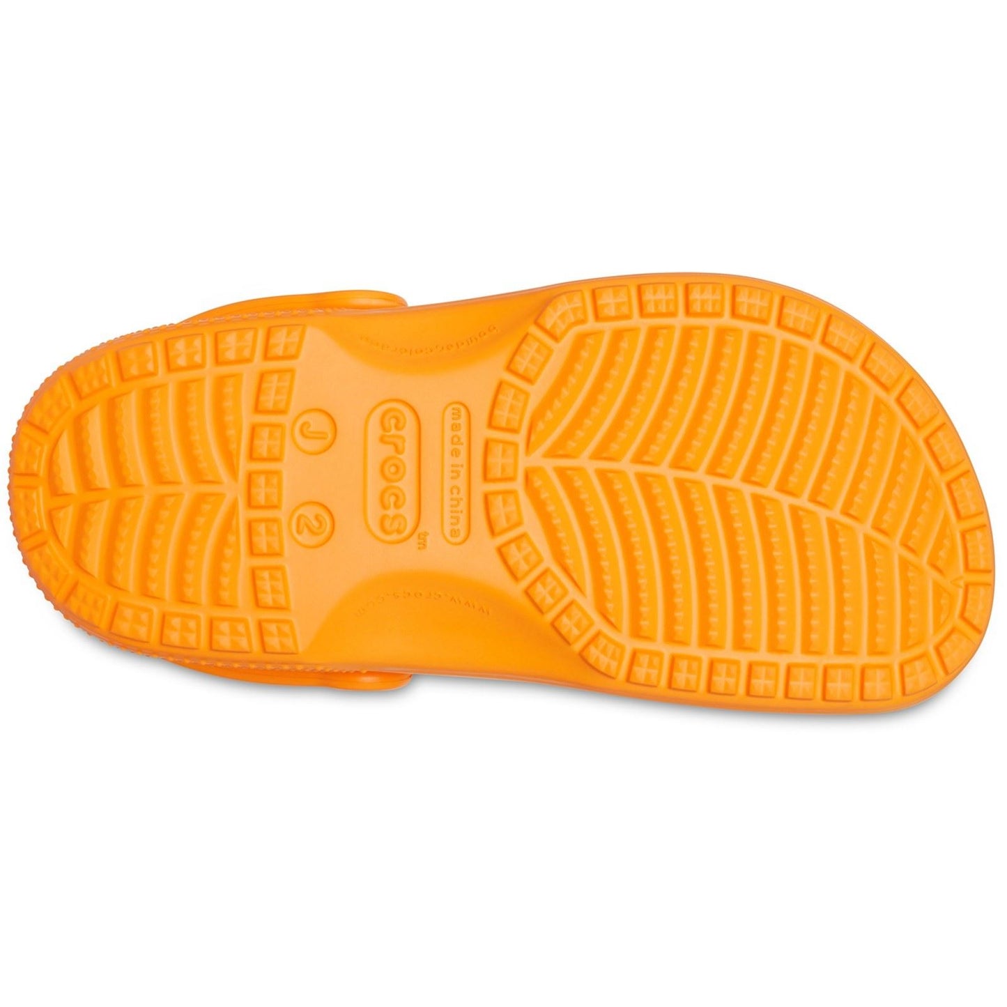 Crocs Classic Thermoplastic Orange Zing Loafers