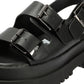 Buffalo Pluto Ari Women's Black Sandals