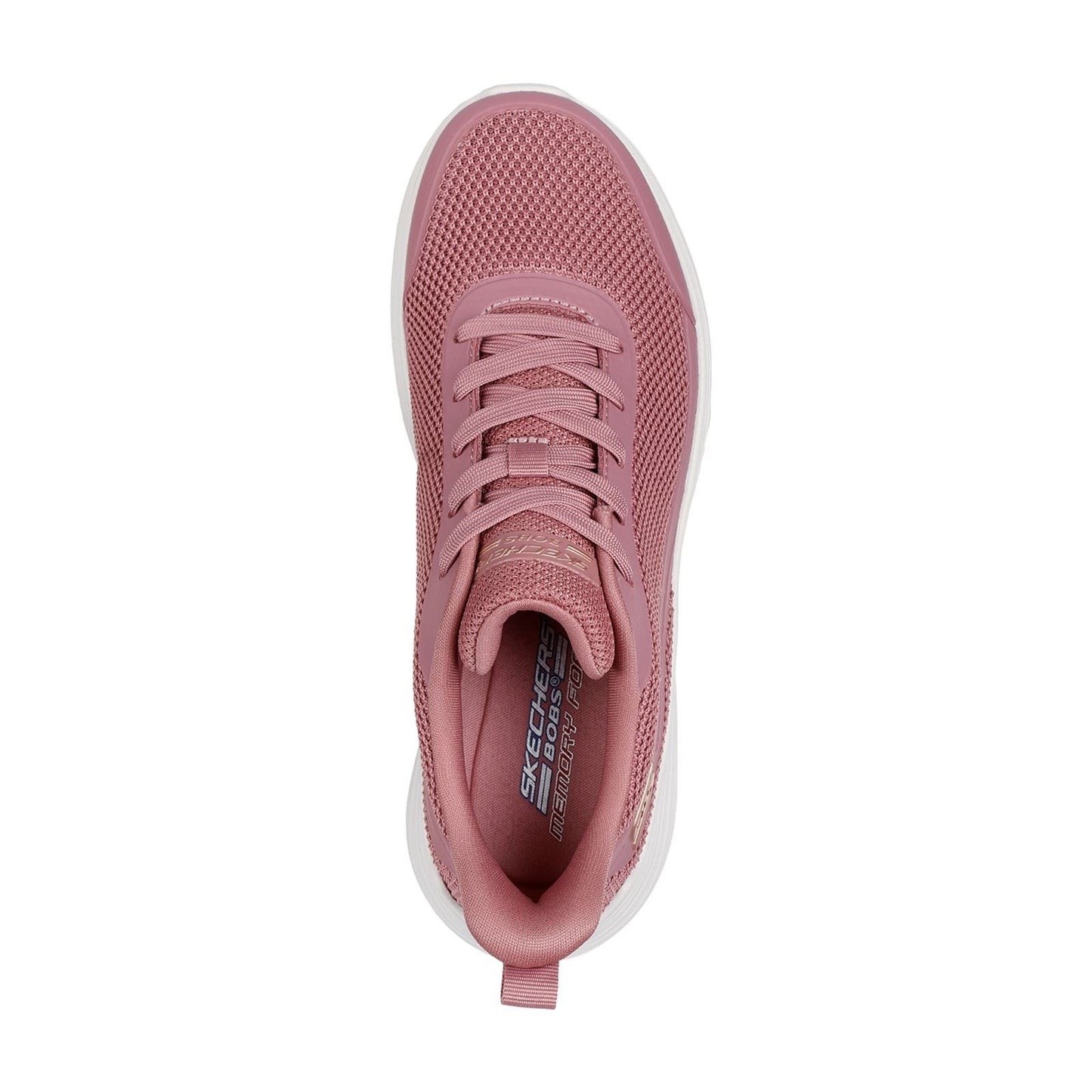 Skechers Women's Bobs Squad Waves Still Wading Trainers in Rose