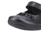 Hush Puppies Christina Leather Junior Black Shoes