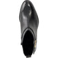 Dune Pemma Leather Women's Black Boots