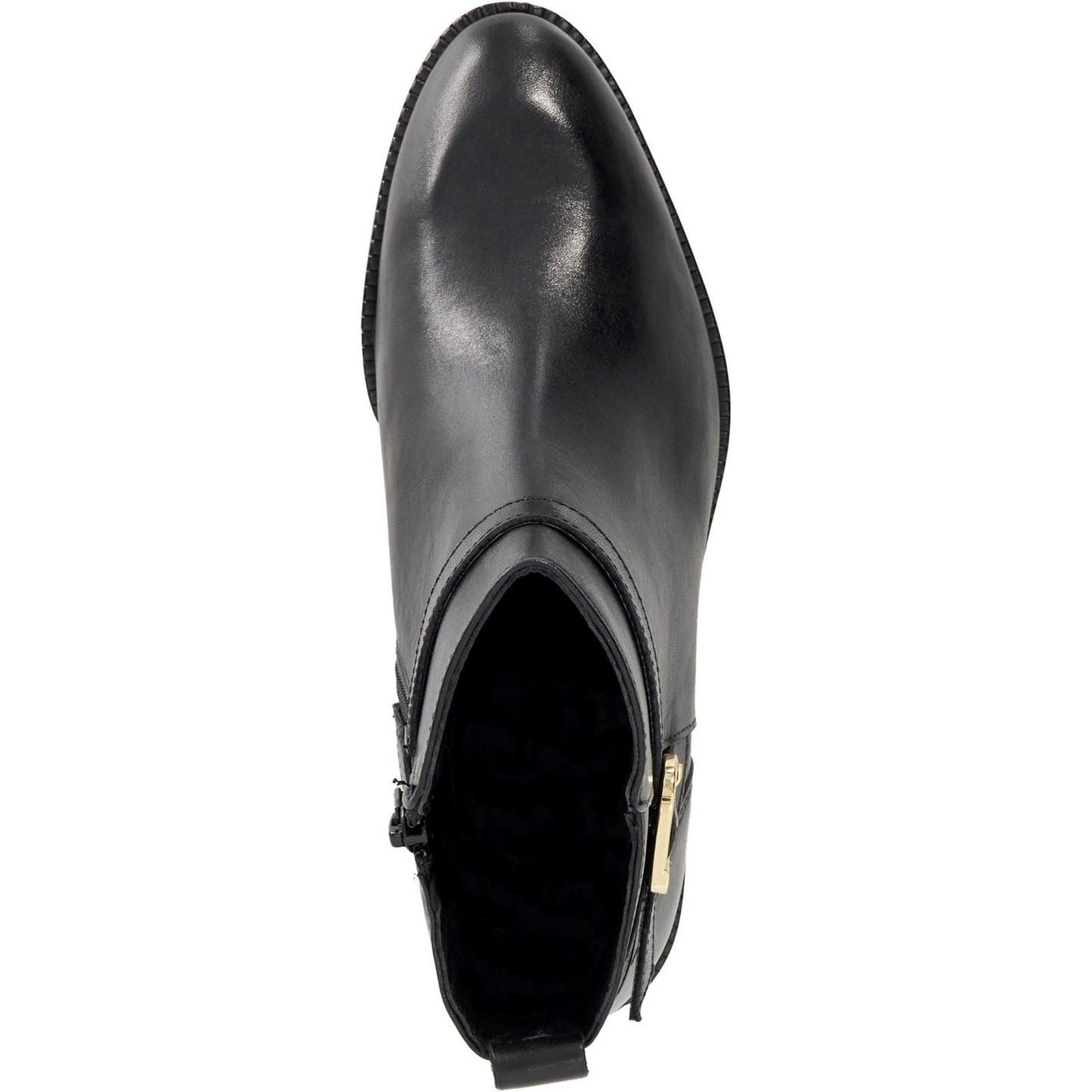 Dune Pemma Leather Women's Black Boots