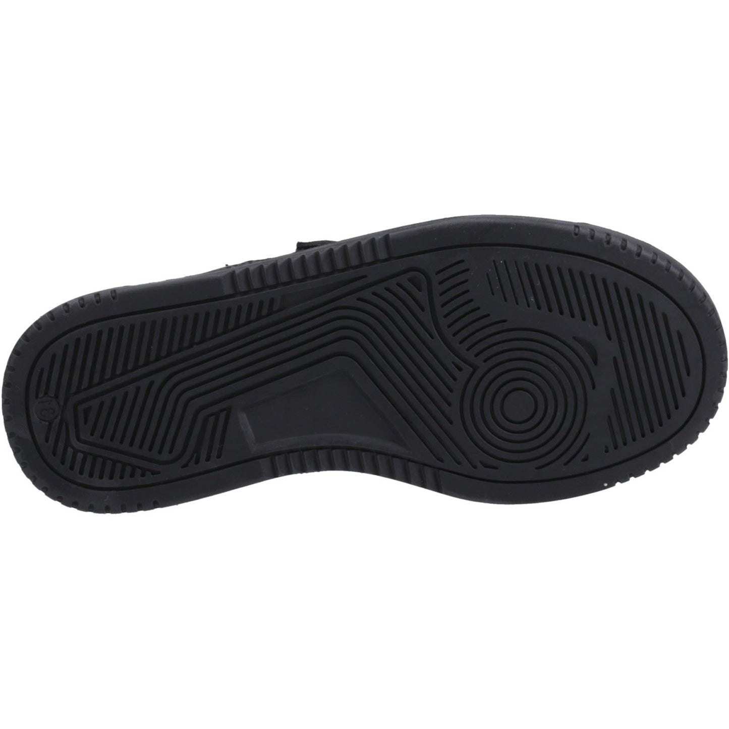 Hush Puppies Daxton Leather Junior Black Trainers