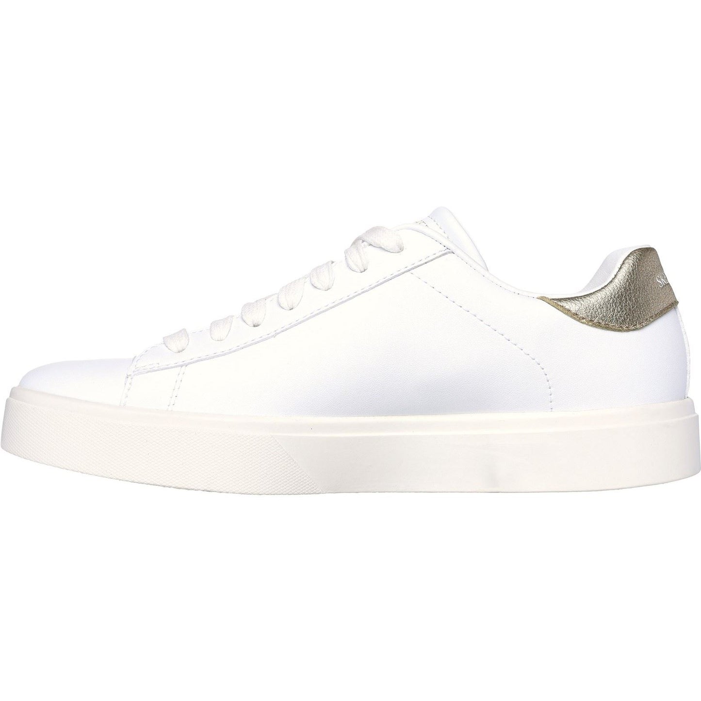 Skechers Women's Eden LX - Beaming Glory Trainer in White/Gold