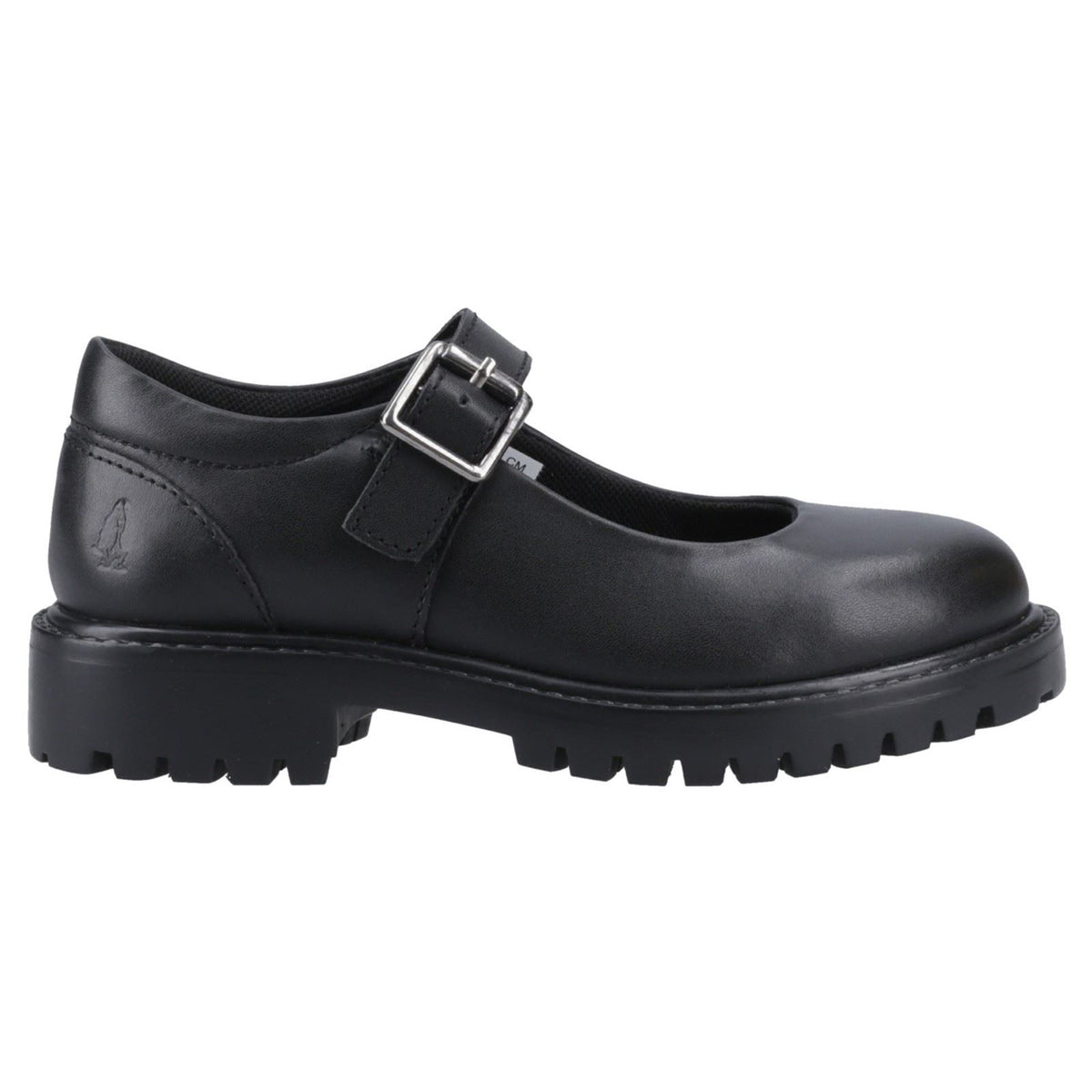 Hush Puppies Aurora Junior Leather Girl's Black Shoes
