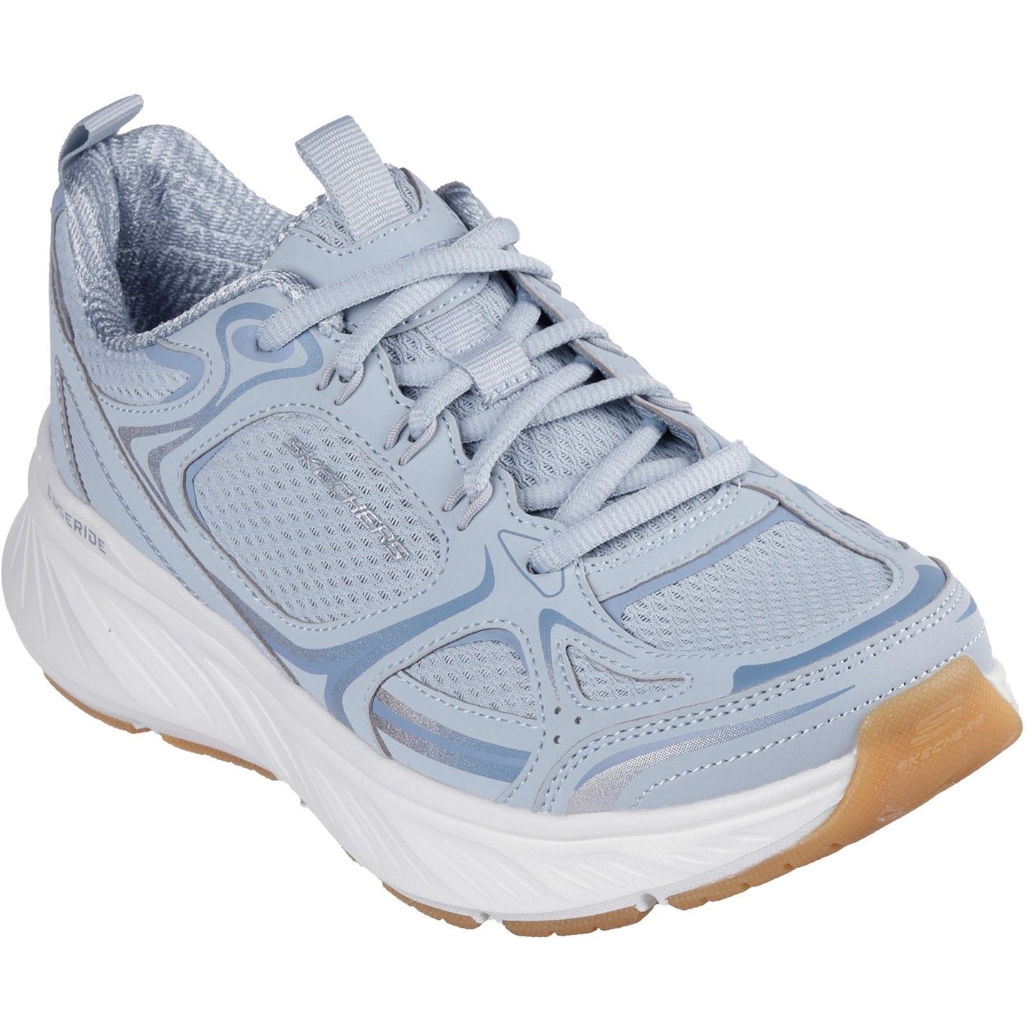 Skechers Women's Edgeride Silver Eclipse Trainers in Blue