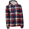 Hard Yakka Check Zoodie Polyester Women's Blue Hooded Sweatshirt