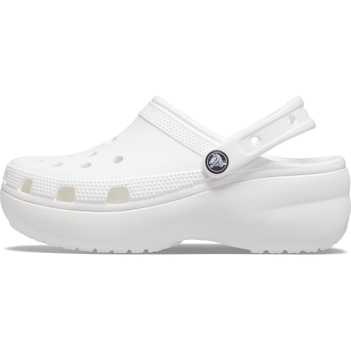 Crocs Women's Classic Platform Clog in White