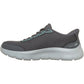 Skechers Go Walk Flex Mabel Textile Women's Charcoal/Turquoise Trainers