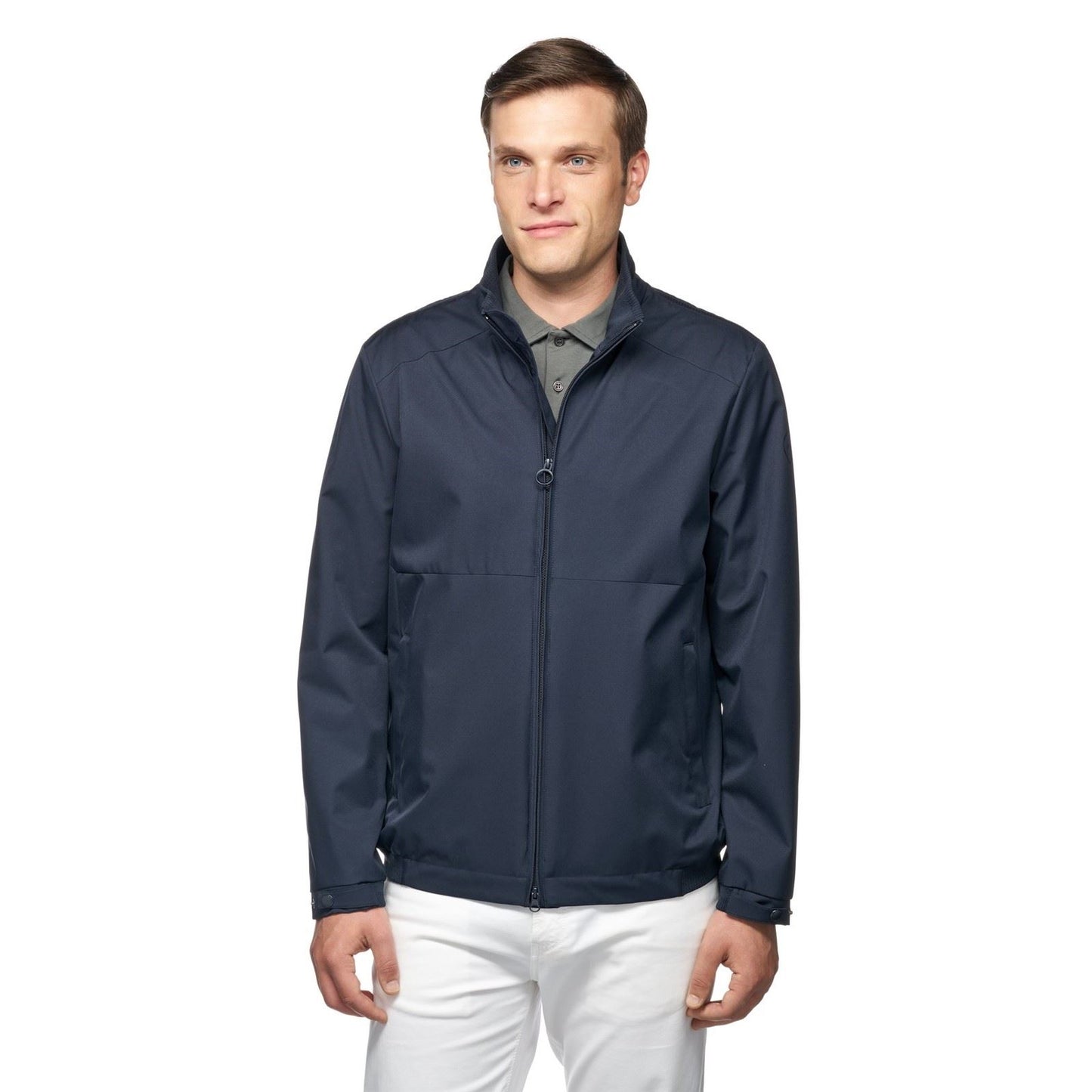 Geox Men's M SPHERICA SHORT JACKET in Sky Captain