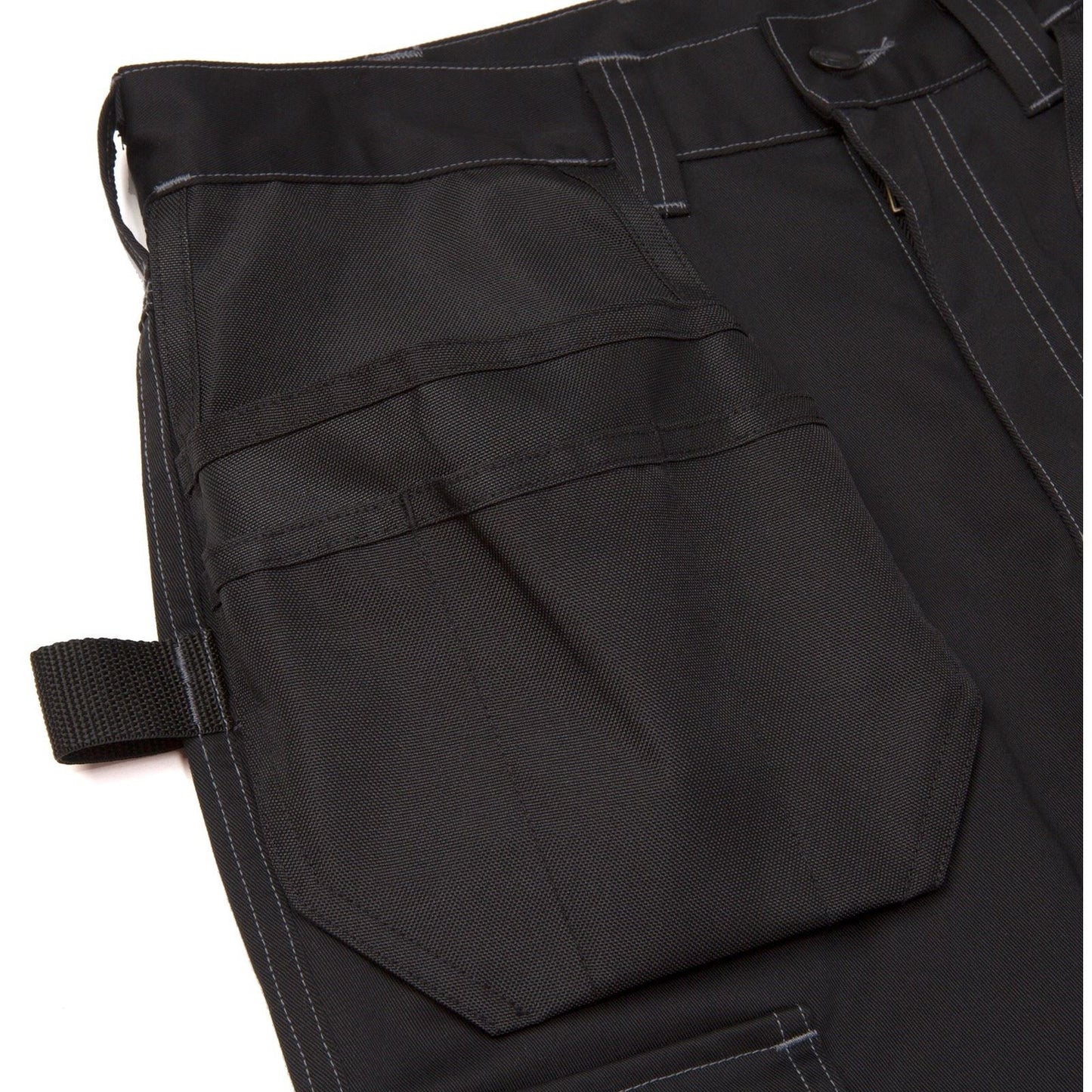 Caterpillar Essential Knee Pocket Stretch Holster Polyester Men's Black Outdoor Trousers