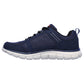Skechers Men's Track Knockhill Shoes in Navy/Orange
