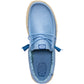 HEYDUDE Wally Stretch Canvas Textile Men's Faded Denim/Boulder Tan Loafers