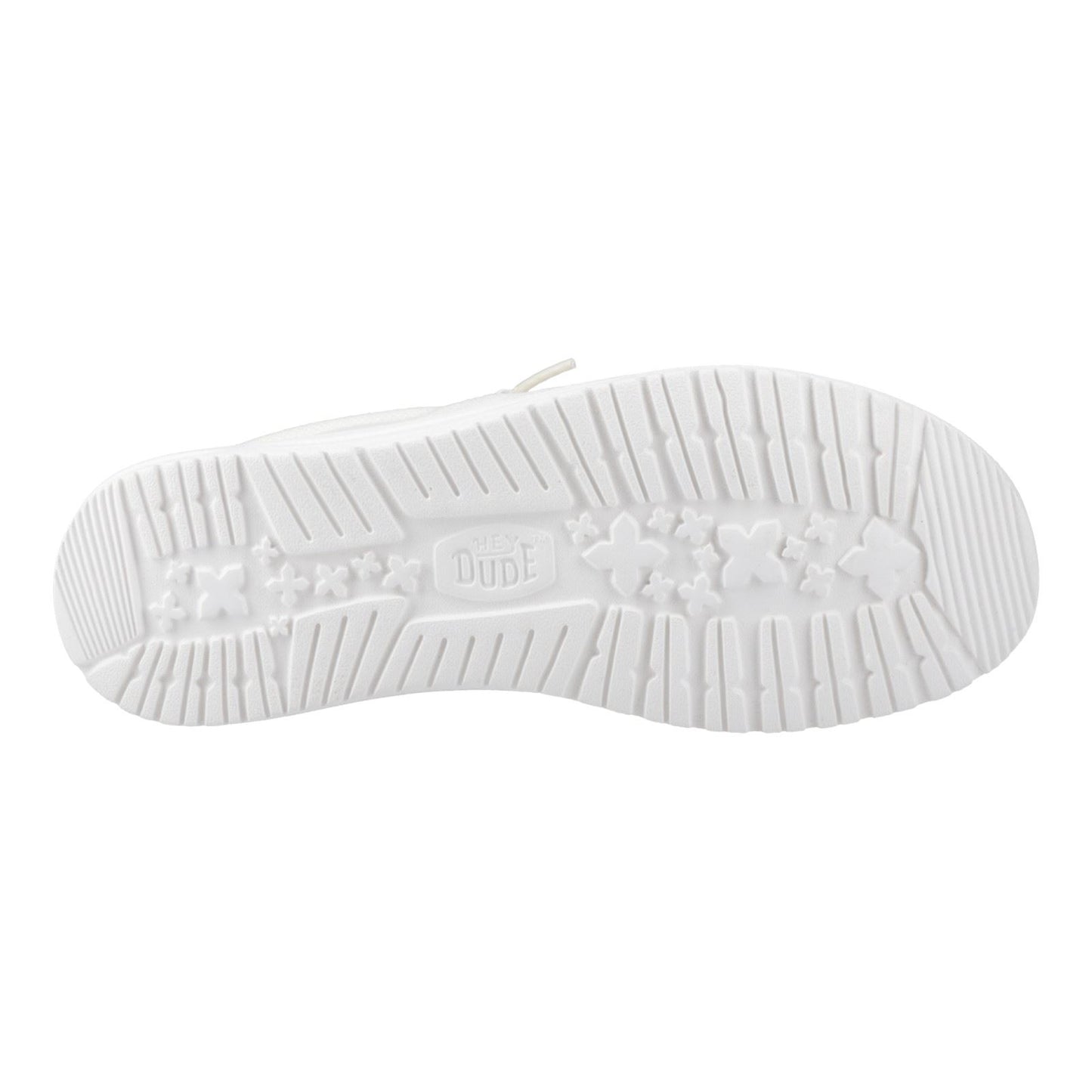 HEYDUDE Wally Resort Polyester Blend Men's White/Multi Moccasins Shoes