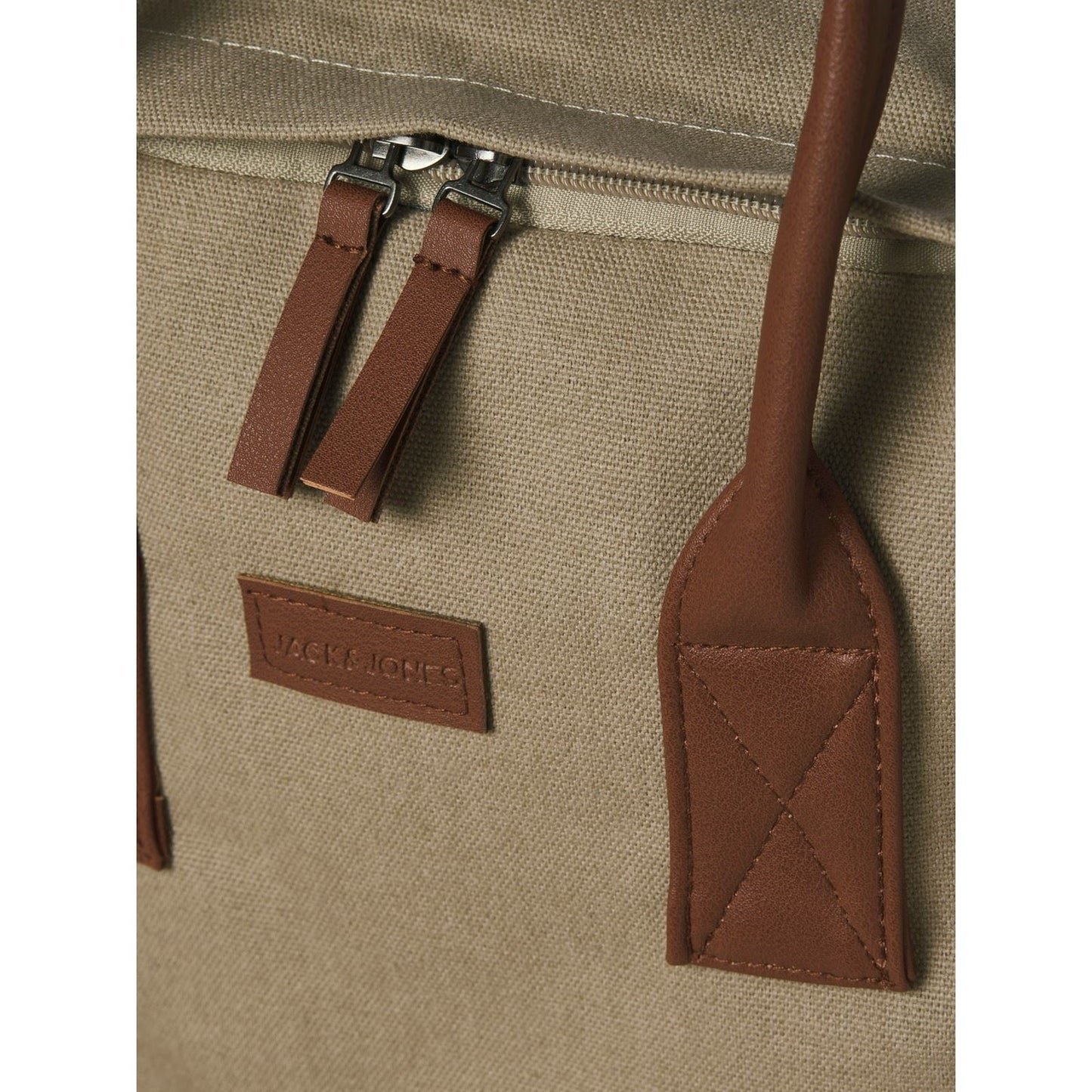 Jack & Jones Pascal Cotton Beige Backpack - One Size