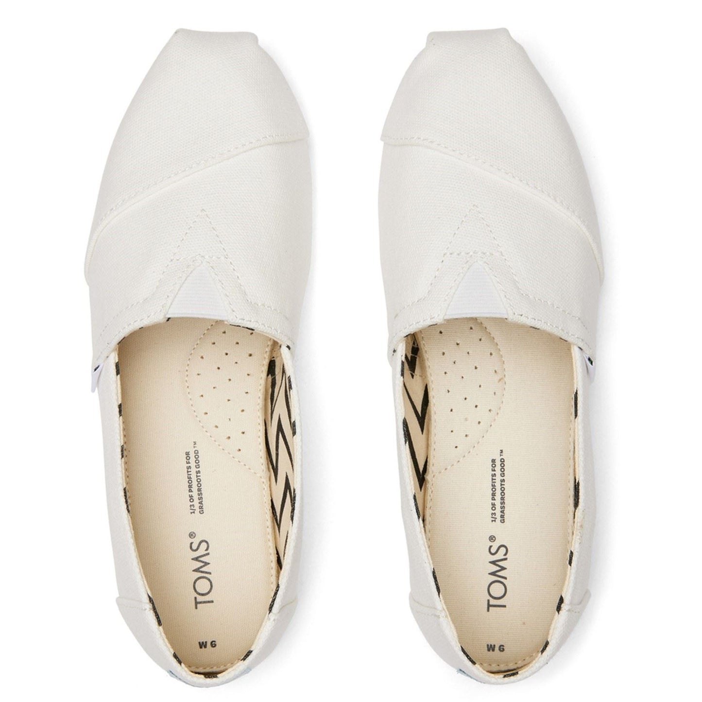 TOMS Women's Alpargata Shoes in White