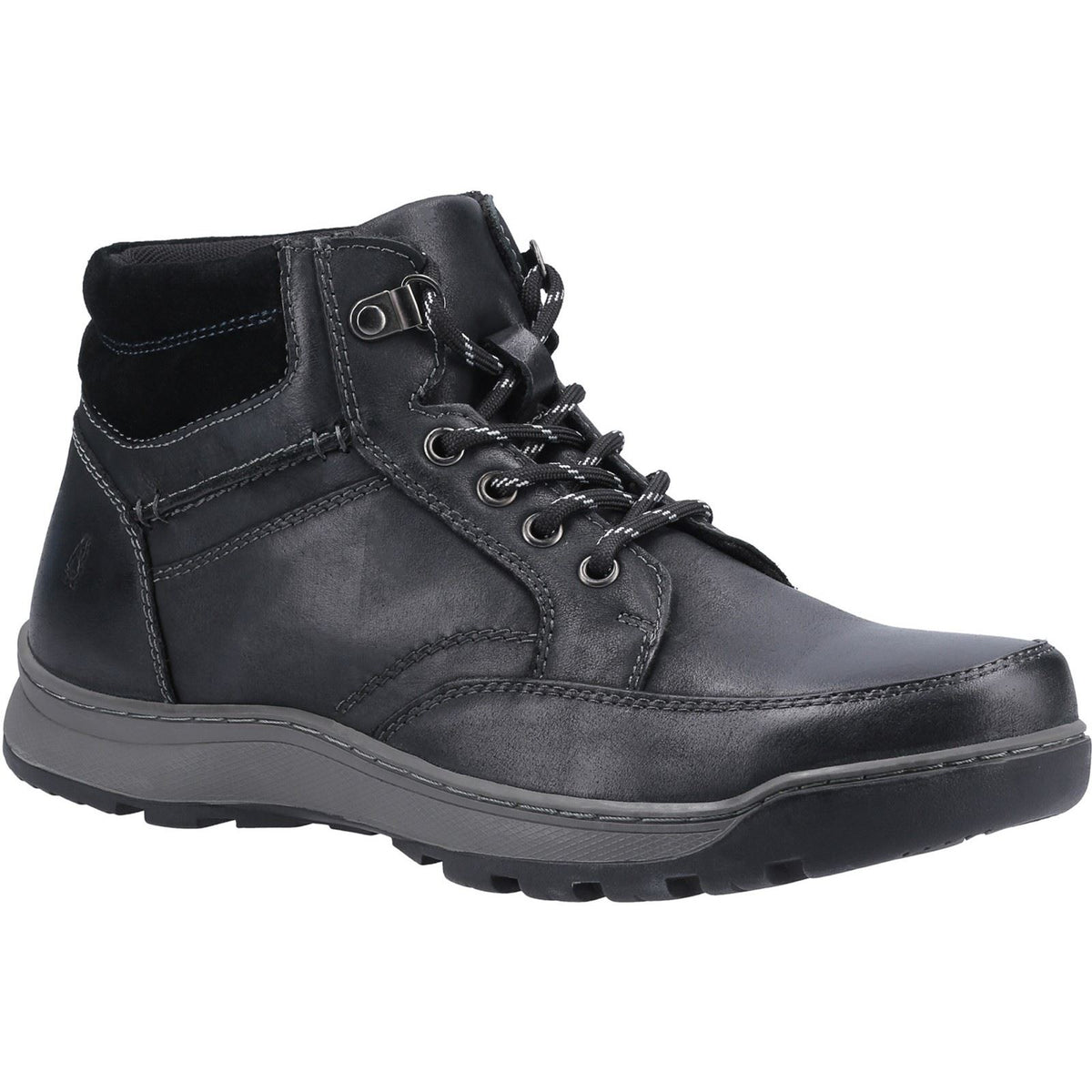 Hush Puppies Men's Grover Lace Boots in Black