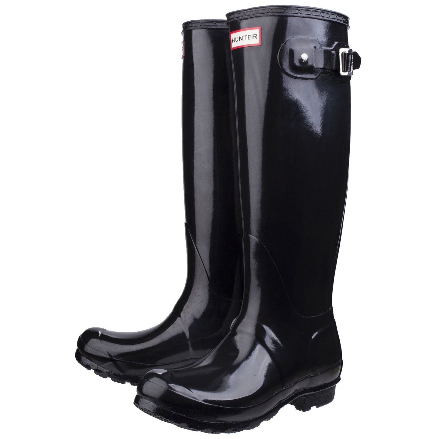 Hunter Women's Original Tall Gloss Wellington Boots in Black