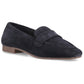 Hush Puppies Sutton Suede Leather Women's Navy Loafers
