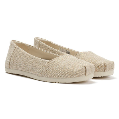 TOMS Alpargata Ballet Canvas Women's Champagne Espadrilles