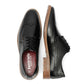 Lambretta Stockton Leather Men's Black Lace-Up Shoes