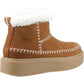 Hush Puppies Brielle Suede Women's Tan Winter Ankle Boots