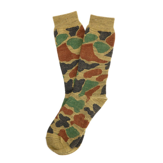 Anonymous Ism Camo Crew Men's Army Socks