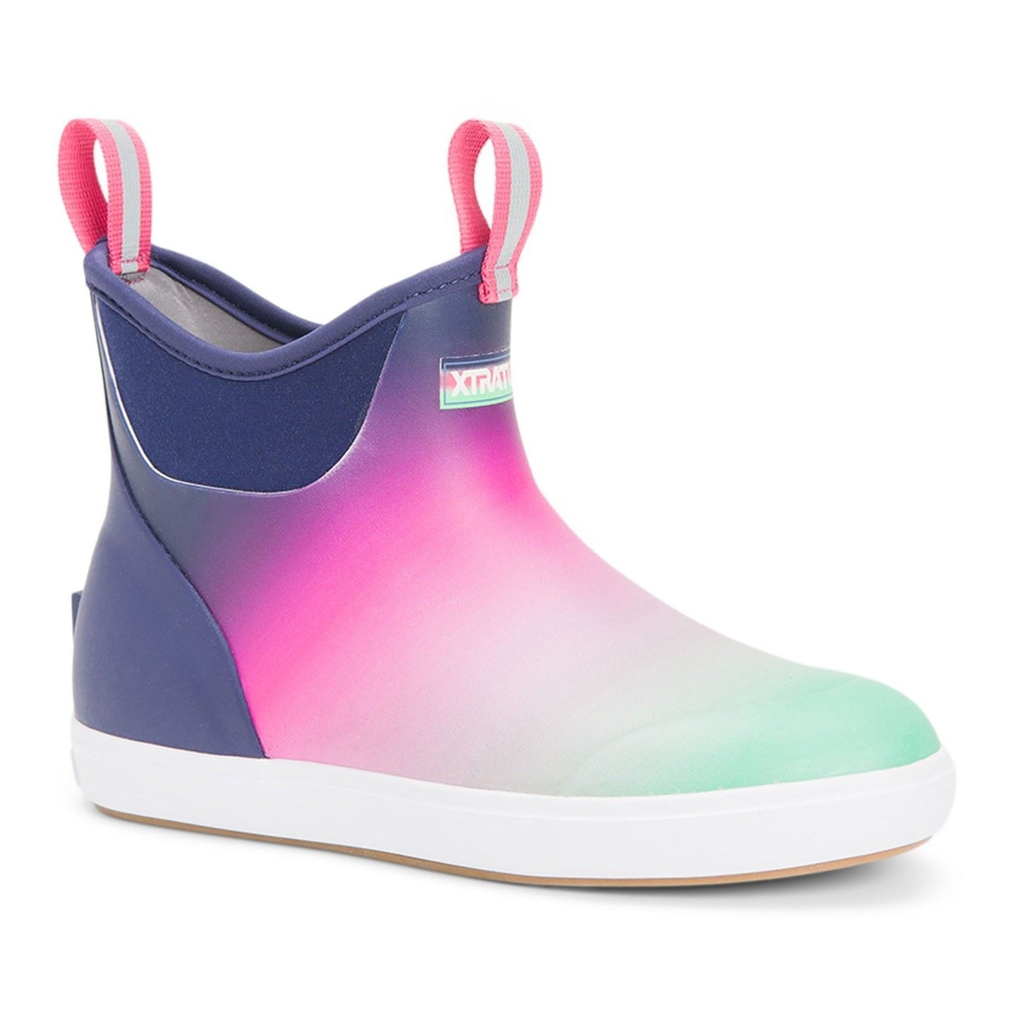 Xtratuf Women's Ankle Deck Boot in Purple Aurora