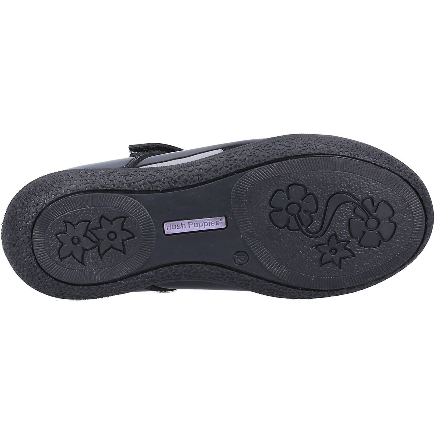 Hush Puppies Rosanna Patent Leather Junior Black Shoes