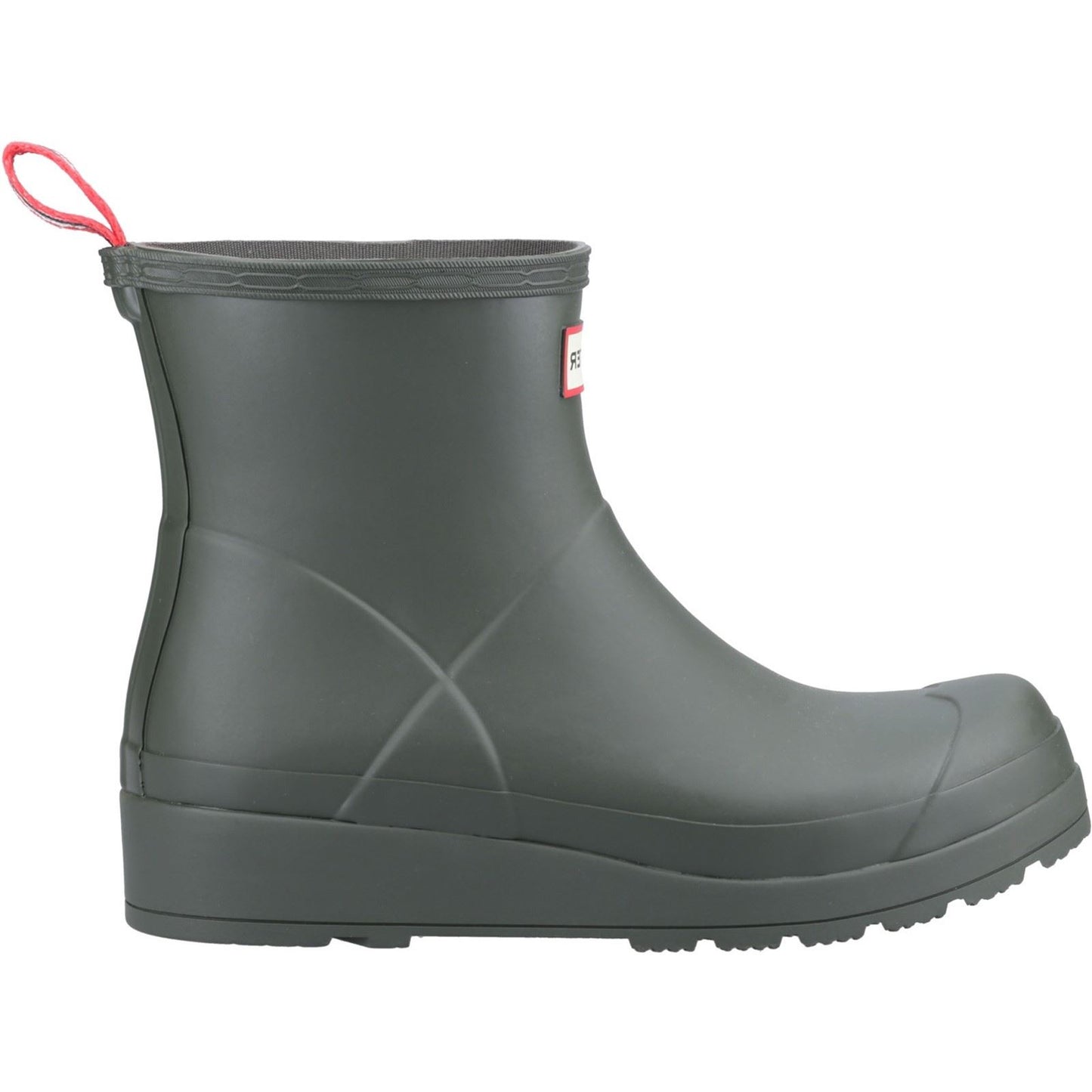 Hunter Women's Play Short Boot in Dark Olive