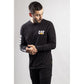 Caterpillar Men's Trademark Banner Long Sleeve T-Shirt in Black