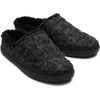 TOMS Sage Polyester Blend Women's Black Slippers