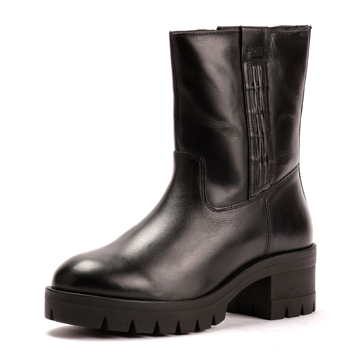 Osprey London The Indiana Leather Women's Black Boots
