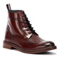 Ben Sherman - BS12604 MENS ALFRED BROGUE BOOT BURGUNDY