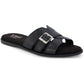 TOMS Sol Leather Women's Black Sandals