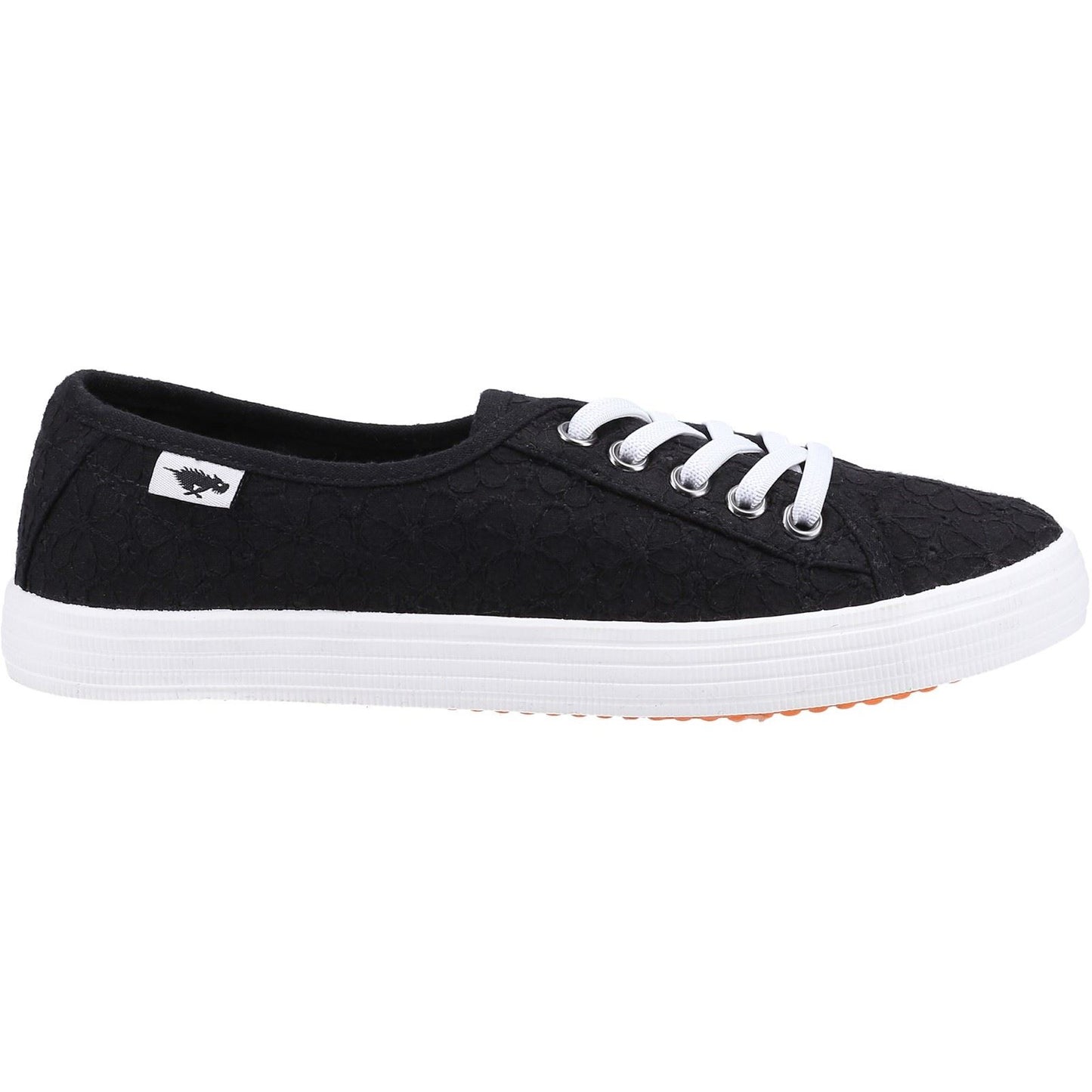Rocket Dog Women's Chow Chow Elsie Eyelet Casual Shoe in Black