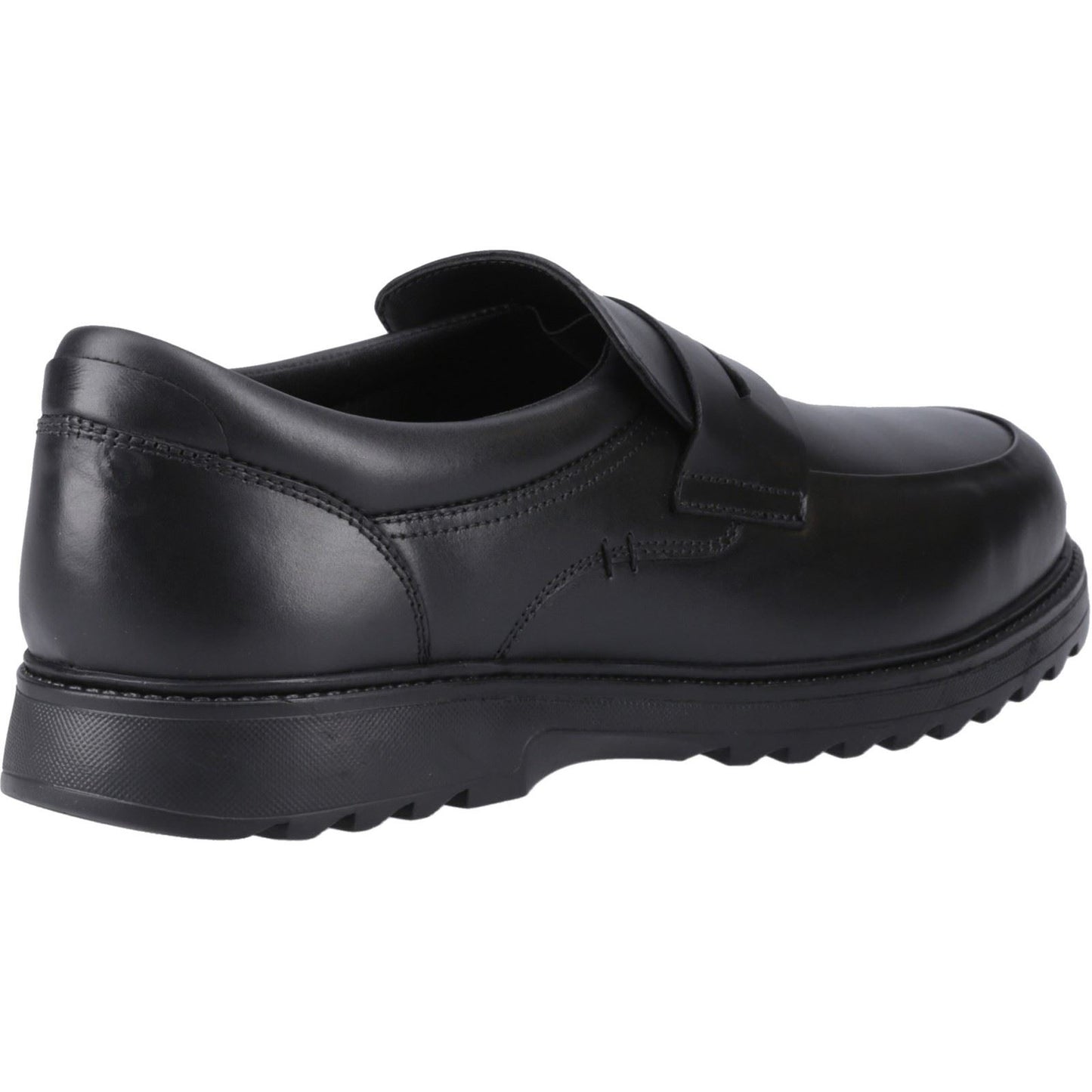 Hush Puppies Rocco Loafer Leather Youth Black Loafers