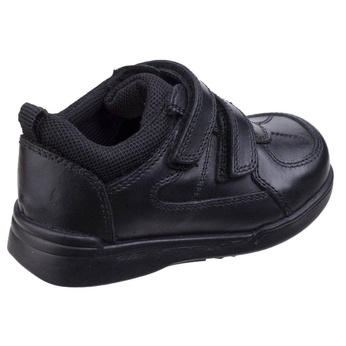 Hush Puppies Liam Infant Leather Boy's Black Shoes