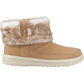 HEYDUDE Camden Cuff Classic Cozy Polyester Women's Cognac Winter Ankle Boots