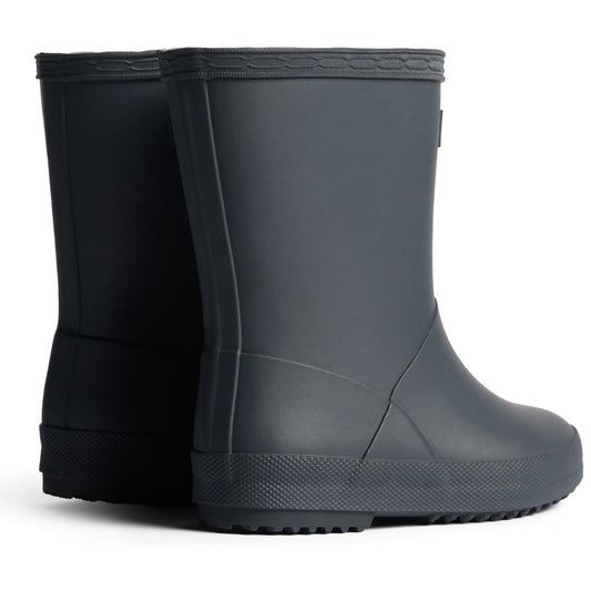 Hunter Kids First Insulated Boot Rubber Kid's Hunter Navy Wellington Boots