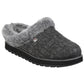 Skechers Women's Keepsakes Ice Angel Mule Slipper in Charcoal