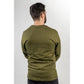 Caterpillar Men's Trademark Banner Long Sleeve T-Shirt in Chive